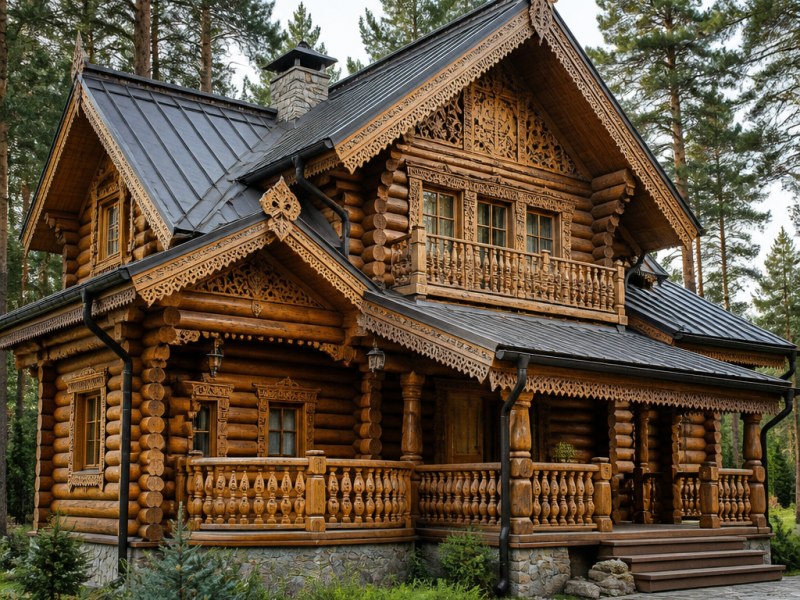 Дом из бревна